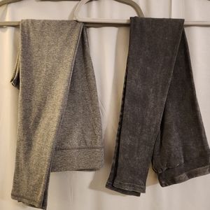 Grey Legging, Grey and Black Jegging